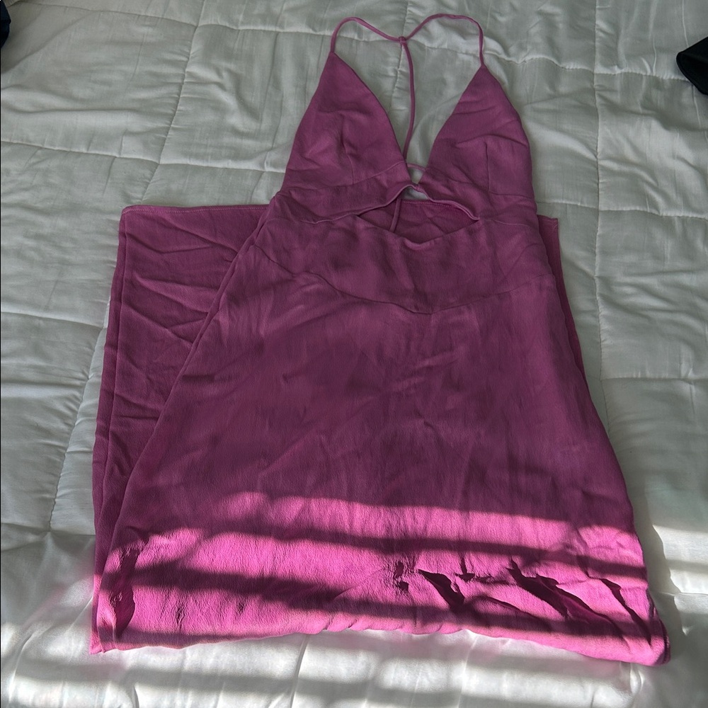 Pink backless dress Barbie